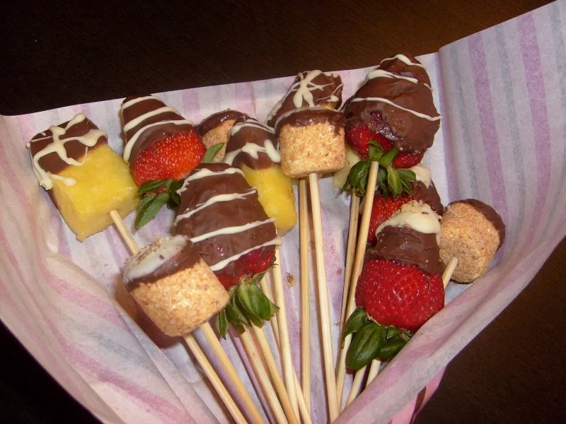 How to Make Chocolate-Covered Fruit Skewers