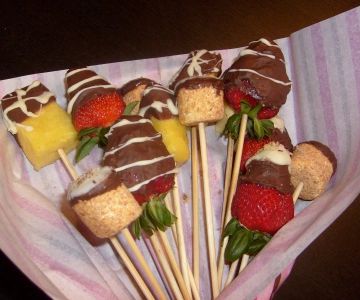 How to Make Chocolate-Covered Fruit Skewers
