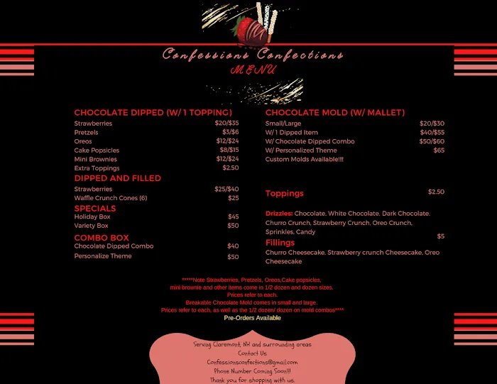Confessions Confections Picture 1