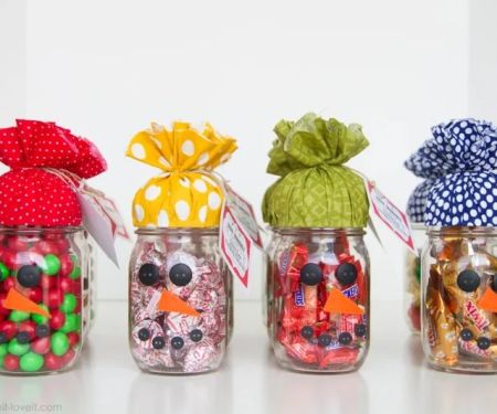 DIY Candy Jar Gifts for Weddings and Parties