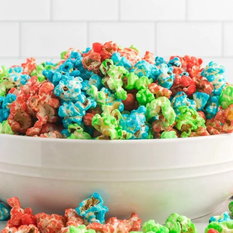 How to Make Colorful Candy Popcorn Balls