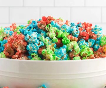 How to Make Colorful Candy Popcorn Balls