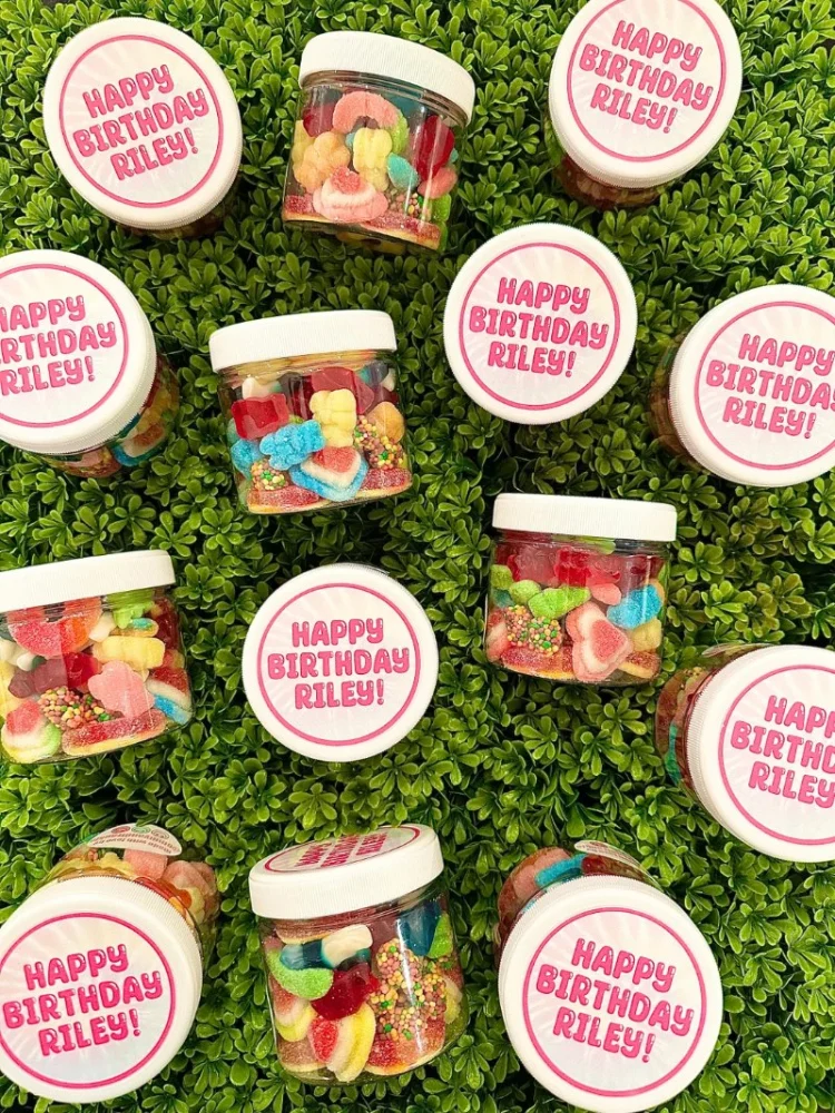 DIY Candy Jar Gifts for Birthday Parties