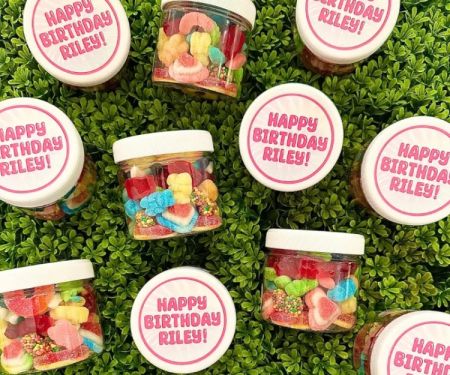DIY Candy Jar Gifts for Birthday Parties