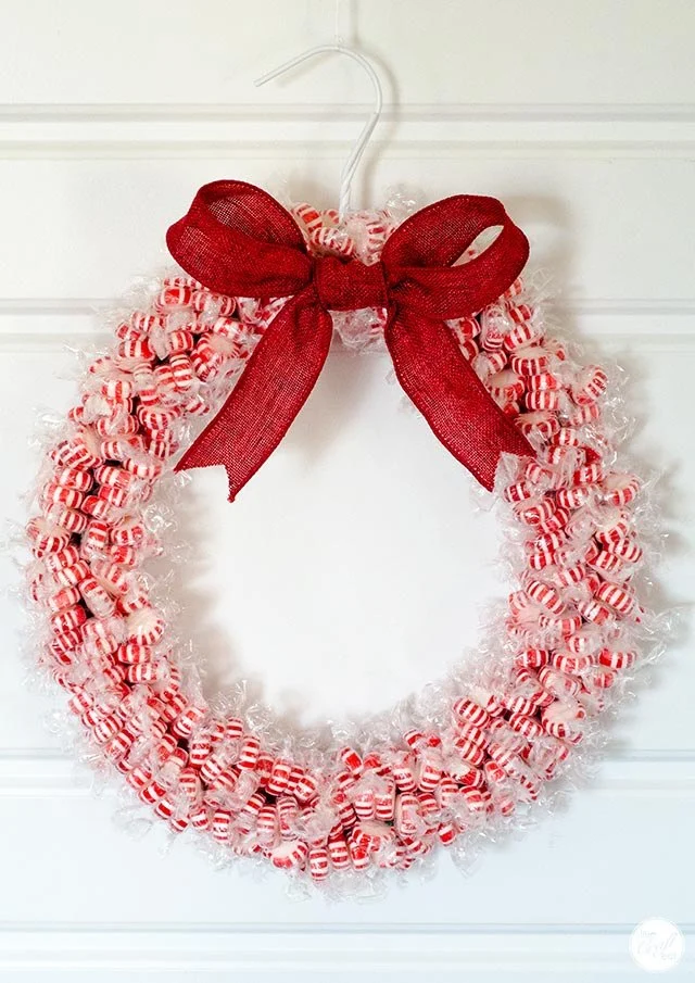 How to Make Holiday Candy Wreaths