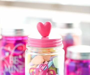 DIY Candy Jar Gifts for Valentine’s Day
