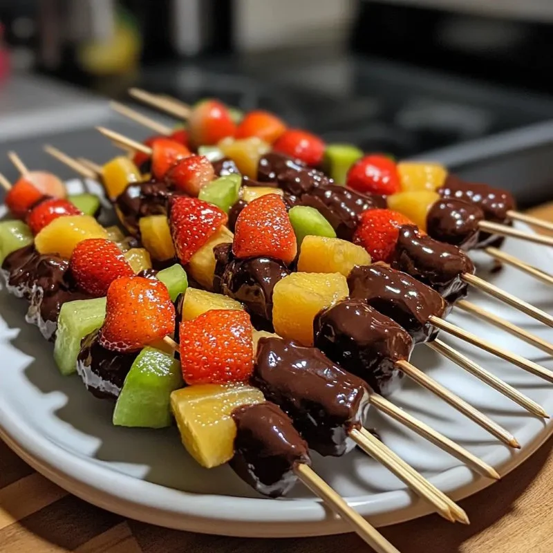 How to Make Chocolate-Covered Fruit Skewers: A Simple and Delicious Treat