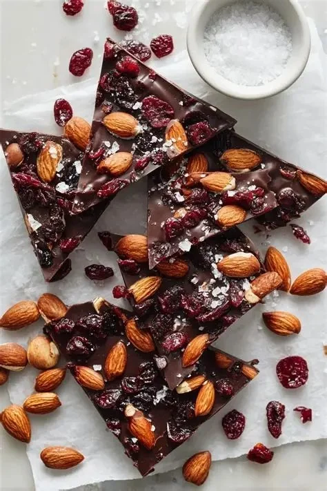 How to Make Easy Chocolate Bark with Nuts and Fruits