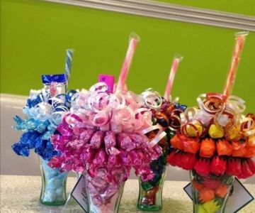 DIY Candy Bouquets for Valentine’s Day