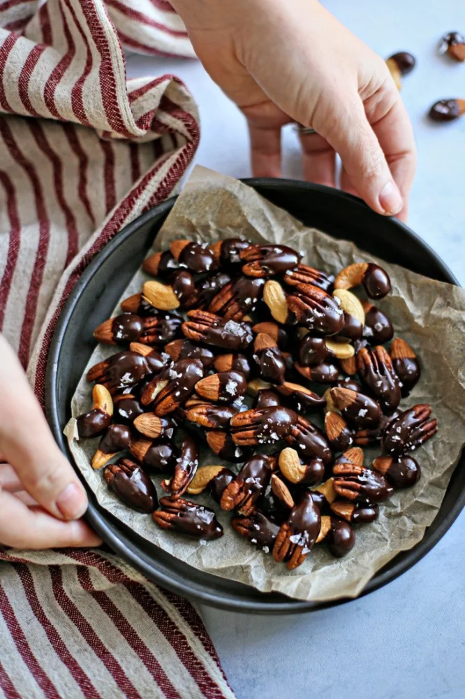 How to Make Homemade Chocolate-Covered Nuts