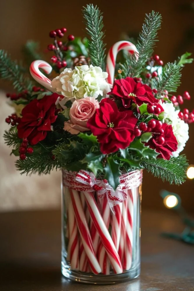 DIY Candy Centerpieces for Holiday Tables