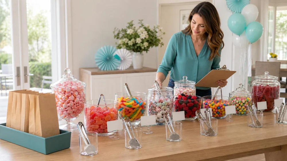 Candy Buffet Utensil Checklist for Clean Self-Service