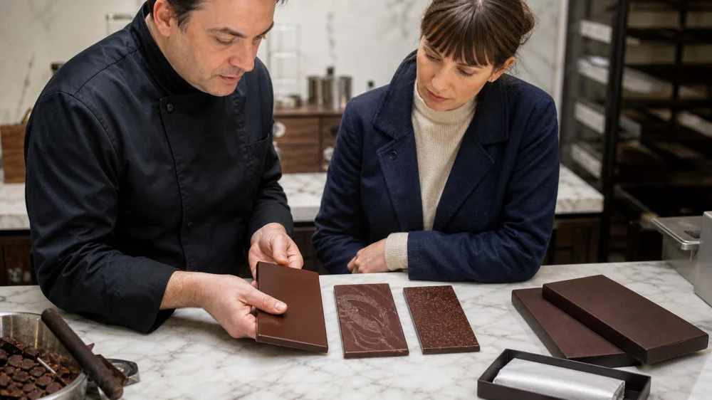 Chocolate Bloom: Check the White Film, Texture, and Storage History