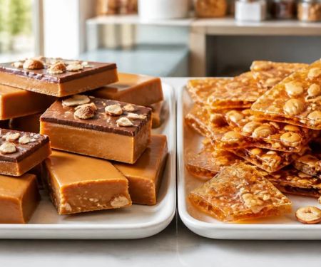 Toffee vs Brittle: Compare Butter, Nuts, Snap, and Chew