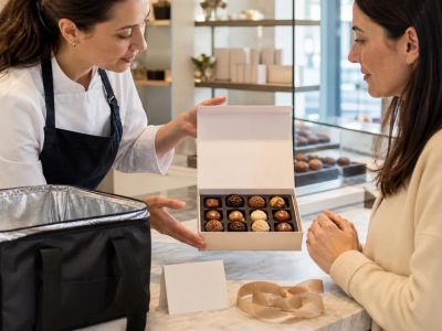 Candy Gift Box Handoff: Pack, Store, and Guide the Recipient