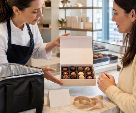 Candy Gift Box Handoff: Pack, Store, and Guide the Recipient