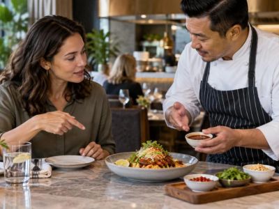Candy Shop Sauce and Garnish Check: Heat and Allergens