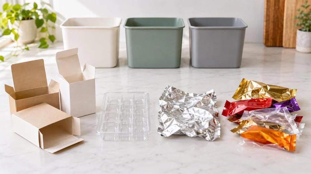 Candy Wrapper Disposal: Sort, Check, and Reduce Waste