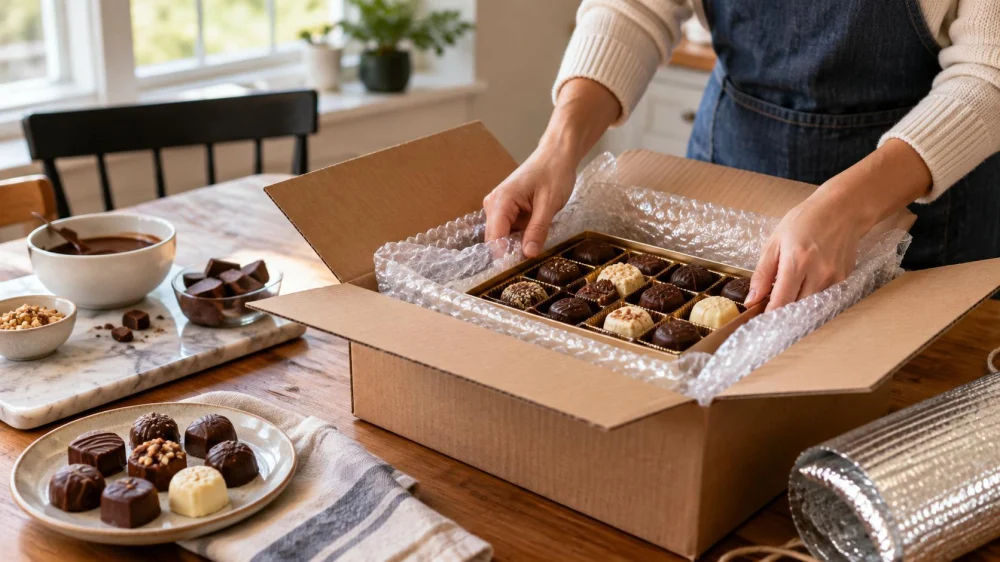 Candy Gift Box Shipping: Cushion, Heat, and Delivery