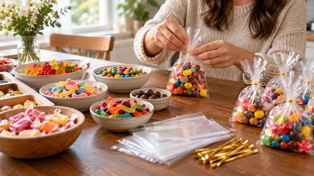 Candy Party Bag Plan: Count, Mix, Seals, and Guest Needs