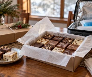 Fudge Gift Transport: Temperature, Layers, and Timing