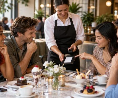 Candy Shop Service Charge Check: Bill, Tips, and Group Split