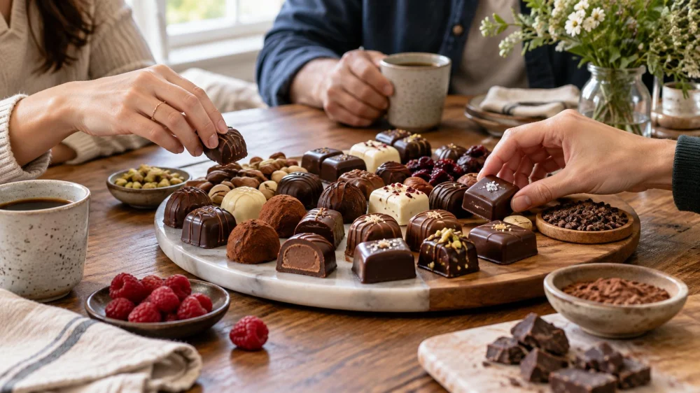 Chocolate Assortment Guide: Fillings, Texture, and Sharing