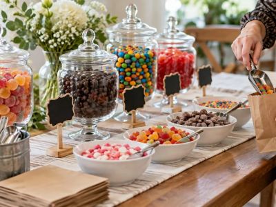 Candy Buffet Scoop Plan: Portions, Hygiene, and Labels
