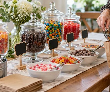Candy Buffet Scoop Plan: Portions, Hygiene, and Labels