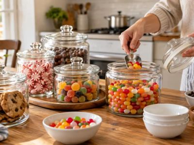 Candy Jar Display Plan: Seals, Scoops, and Heat Control