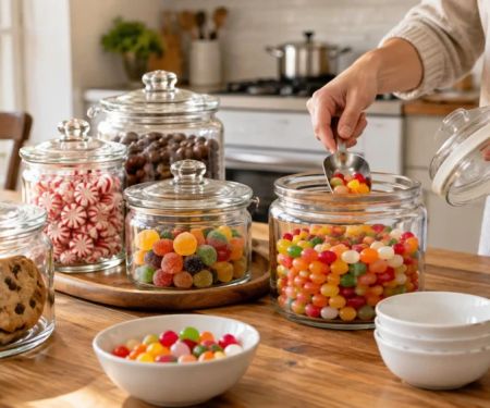Candy Jar Display Plan: Seals, Scoops, and Heat Control