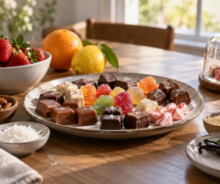Candy Assortment Label: Flavours, Allergens, and Freshness