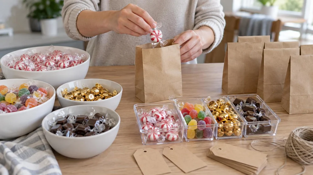Candy Party Favour Plan: Count, Allergens, and Packaging