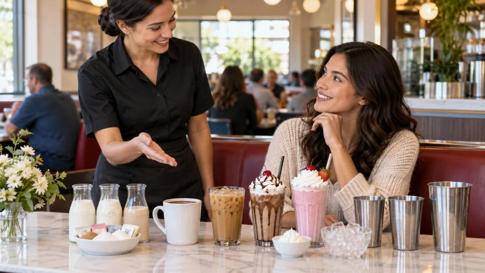 Candy Shop Beverage Choice: Caffeine, Sweetness, and Size