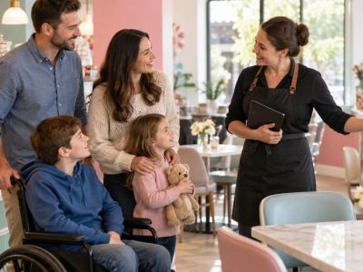 Candy Shop Seating Request: Noise, Mobility, and Table Space