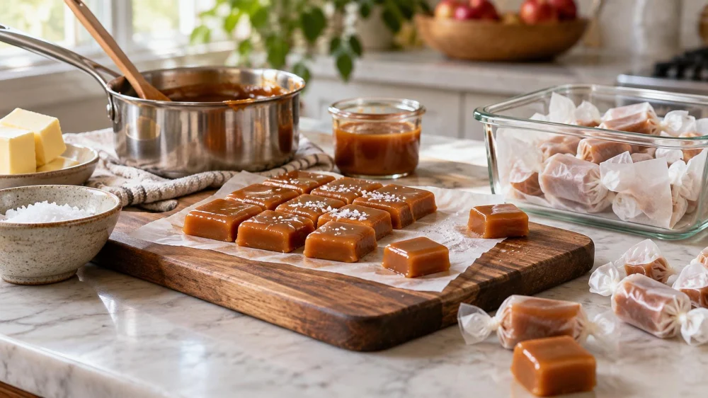 Caramel Storage Guide: Wrapping, Heat, and Texture